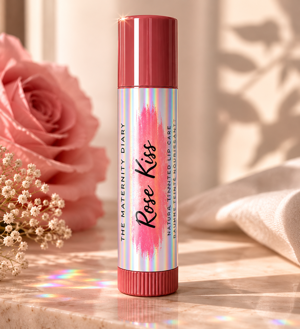 Rose Kiss Natural Tinted Lip Balm